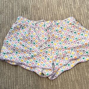 Roller rabbit/target heart pajama shorts